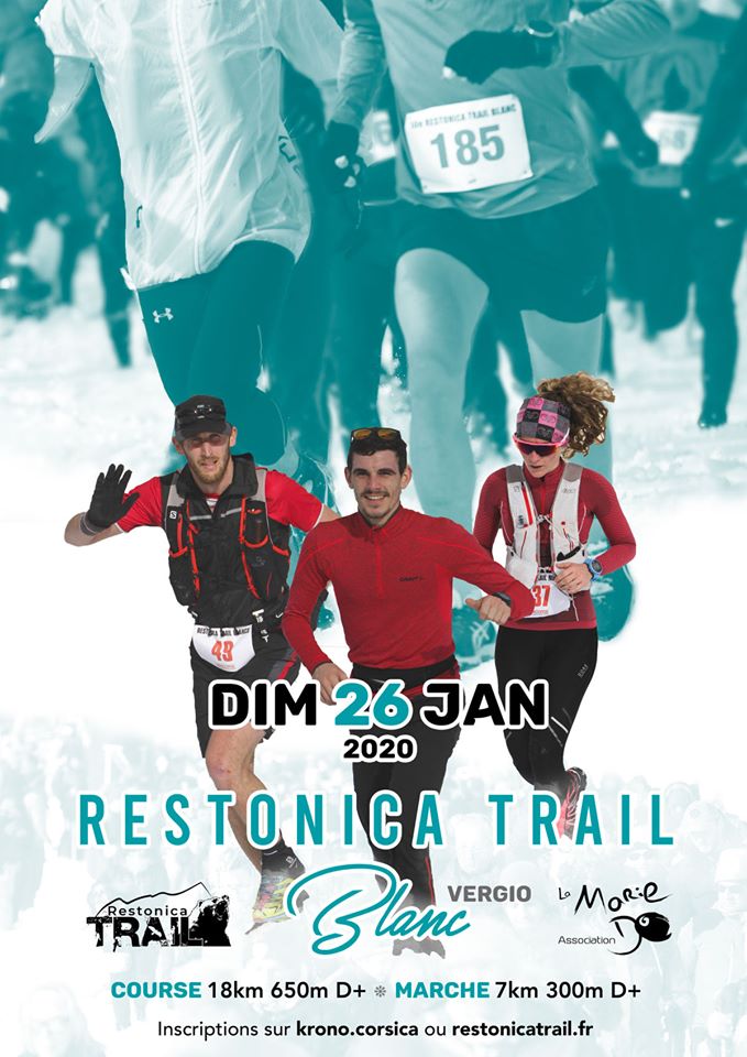 Trail Blanc de la Restonica 2020 – 26 Janvier –